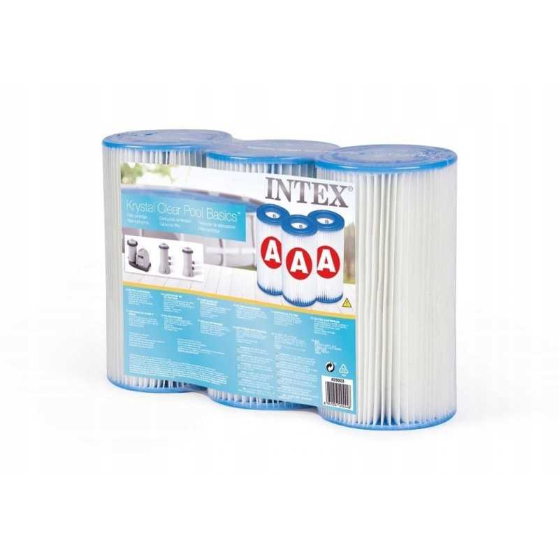 Filtro A tipo filtrai intex 29000 baseino siurbliui, 3 vnt