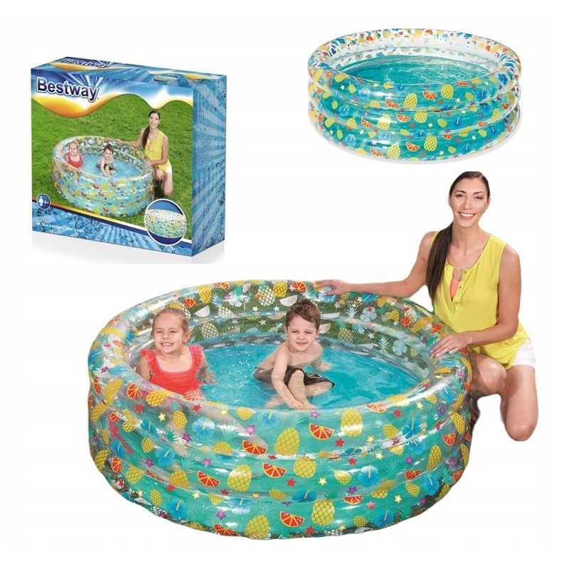 Bestway vaisių pripučiamas baseinas vaikams 150 x 53cm