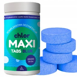 Flock Crystal Coagulant Chlorine maxi tabs blue fast blue professional