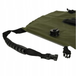 Kempingo saulės turistinis dušas 20l xxl su termometru