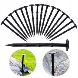 Juoda revento agrotekstilė 1,1 m x 50 m / 70g/m2 + inkarai