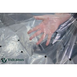 ✨ perforuota dengiamoji folija vulcanus vua30r daržovėms su UV filtru 5,4x10m skaidri