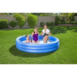 Sodo baseinas vaikams, pripučiamas irklavimo baseinas, mėlynas, 183x33cm, bestway metų amžiaus