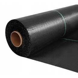 Aukciono objektas – agrotekstilė 1,10 m x 20 m, juoda, 70 g/m2