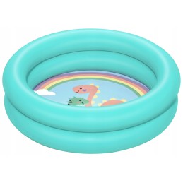 Pripučiamas baseinas, mėlynas, 61 cm, mažyliui, bestway, kamuolys ir žaislų rinkinys