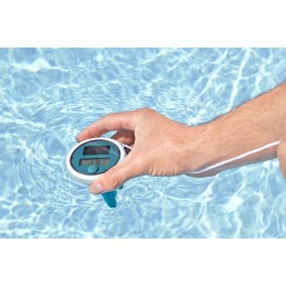 Bestway 58764 elektroninis plūduriuojantis saulės baseino termometras