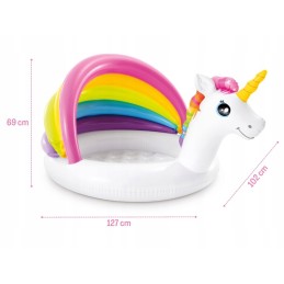 Pripučiamas vienaragio irklavimo baseinas Intex 57113