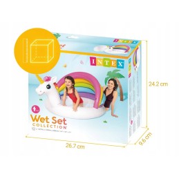 Pripučiamas vienaragio irklavimo baseinas Intex 57113