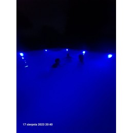 4x povandeninio baseino apšvietimas RGB LED lempa su nuotolinio valdymo pulteliu