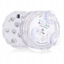 4x povandeninio baseino apšvietimas RGB LED lempa su nuotolinio valdymo pulteliu