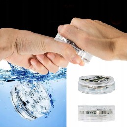 4x povandeninio baseino apšvietimas RGB LED lempa su nuotolinio valdymo pulteliu