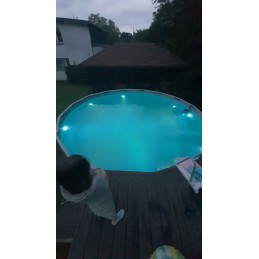 4x baseino SPA apšvietimas povandeninis baseinas LED RGB apšvietimas su IP68 nuotolinio valdymo pulteliu