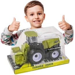 Žaislinė žemės ūkio transporto priemonė, kombainas, puikiai tinka vaikams, kokybiški žaislai
