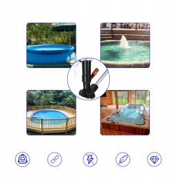 Tvenkinio dulkių siurblys, rankinis baseino dulkių siurblys