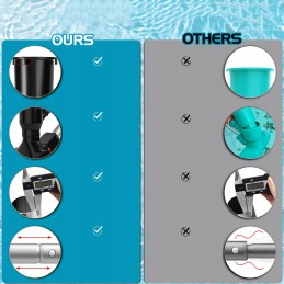 Tvenkinio dulkių siurblys, rankinis baseino dulkių siurblys