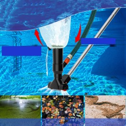 Tvenkinio dulkių siurblys, rankinis baseino dulkių siurblys