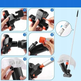 Nešiojamo namo baseino tvenkinio dulkių siurblys