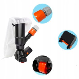 Nešiojamas baseino dulkių siurblys su 5 polių dalimi