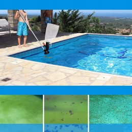 Nešiojamas baseino dulkių siurblys su 5 polių dalimi