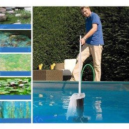 Nešiojamas baseino dulkių siurblys su 5 polių dalimi