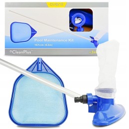 Baseino valymo rinkinys, baseino dulkių siurblys, nusileidimo tinklas, teleskopinė rankena