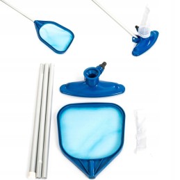 Baseino valymo rinkinys, baseino dulkių siurblys, nusileidimo tinklas, teleskopinė rankena