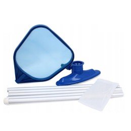 Baseino valymo rinkinys, baseino dulkių siurblys, nusileidimo tinklas, teleskopinė rankena