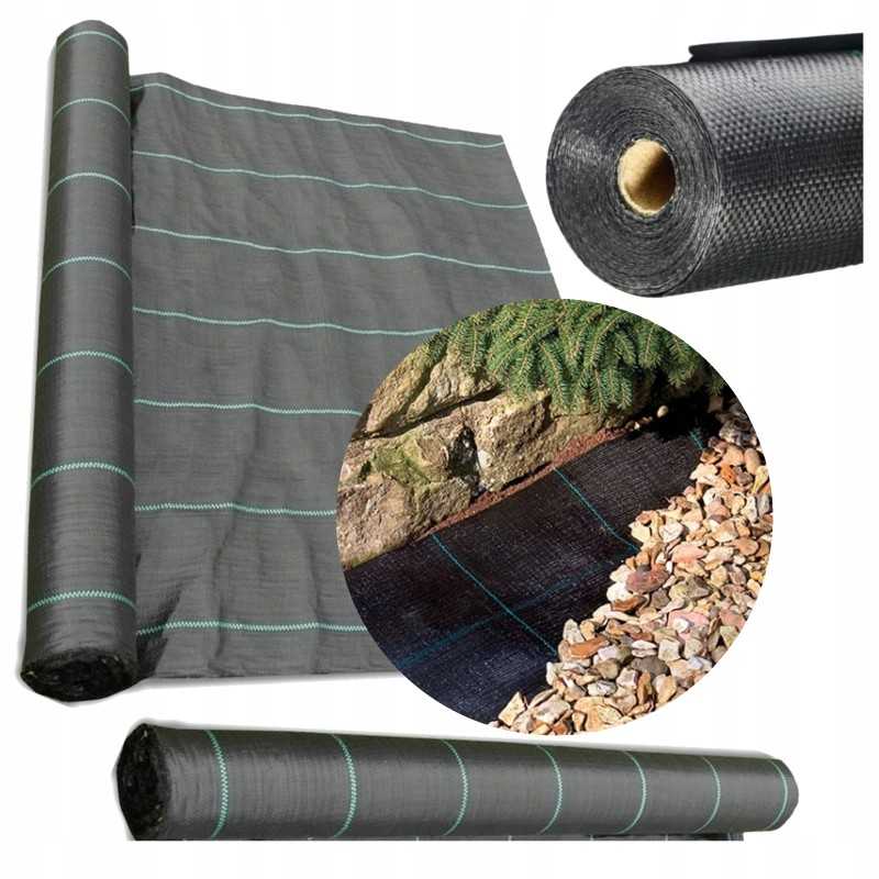 Agrotekstilė 270cm pločio 10m ilgio UV agrotekstilė piktžolėms 90g/m2 stiprus