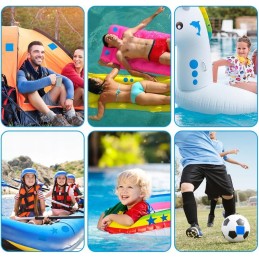 20x lakštų lipnūs vasaros lipdukai baseino remontui PVC kietas 25x10cm