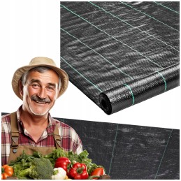 Agrotekstilė akmeniui ir žievei 4 m x 5 m storio, stipri agrotekstilė šlaitams