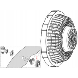 Baseino įleidimo ir išleidimo antgalis Bestway baseinams