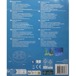 Akvariumo apšvietimo baseino šviestuvai 2 vnt vandeniui atsparus IPX8 LED RGB nuotolinio valdymo pultas