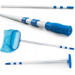 Teleskopinis baseino stulpas 244 cm