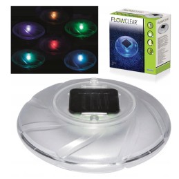 Saulės lempa baseinui, daug spalvų