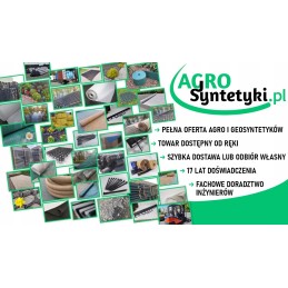 Aukštos kokybės balta geotekstilė 100, 5,4 m pločio - 1 linijinis metras