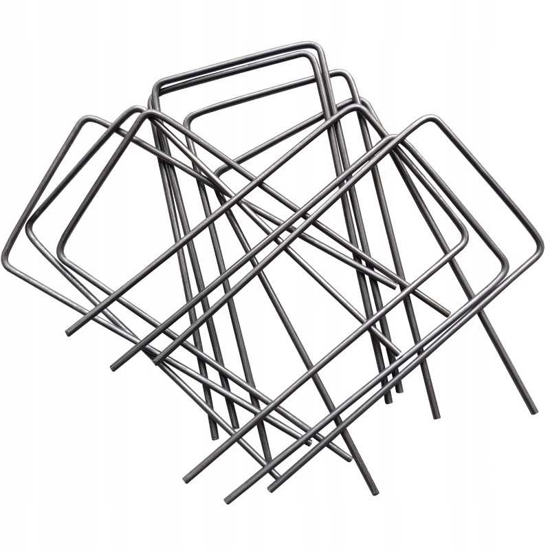 Metaliniai smeigtukai įvairių tipų agrotekstilei, agrotekstilei ir geotekstilei tvirtinti prie žemės, taip pat smeigtukai kurmių