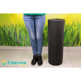 Lenkiškas, labai storas agrotekstilės pluoštas stiprus premium 0,8x20m 150g, juodas