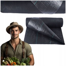 Juoda agrotekstilė piktžolėms su UV filtru, stipri agrotekstilė, 320 cm x 10 m