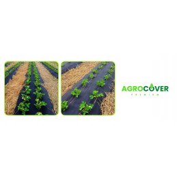 Juoda agrotekstilė piktžolėms su UV filtru, stipri agrotekstilė, 320 cm x 10 m