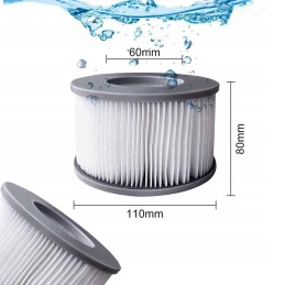 Filtrai mspa sūkurinės vonios keitimo filtrams 4 vnt
