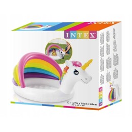 Unicorn pripučiamas irklavimo baseinas su stogu 57113