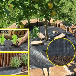 Agrotekstilė piktžolės 120cm x 10m storis 95g m2 uv