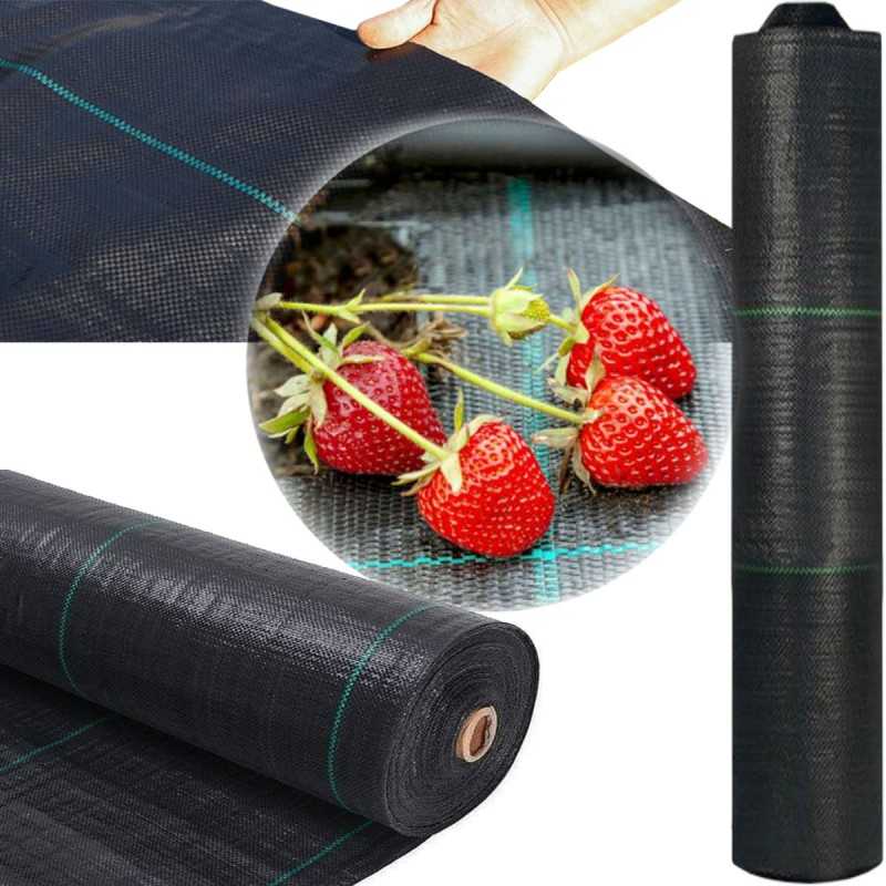 ⭐ Agrotekstilė sodo piktžolių kilimėlis UV 50 mx 0,8 m 90 g