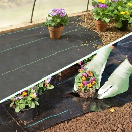 ⭐ Agrotekstilė sodo piktžolių kilimėlis UV 50 mx 0,8 m 90 g
