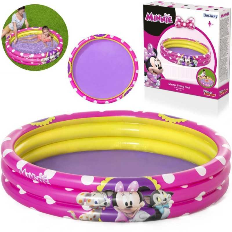 Pripučiamas irklavimo baseinas minnie mouse bestway 122cm