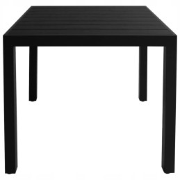 Ratano sodo baldų komplektas juodas - 79x79x74 cm, 55x64x105 cm