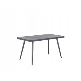Metalinis sodo stalas 140 x 80 cm, lipari pilka!