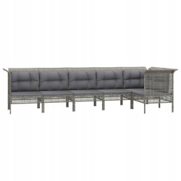 Sodo poilsio komplektas - kampinė sofa, vidurinė sofa, pagalvės