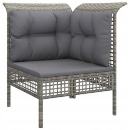 Sodo poilsio komplektas - kampinė sofa, vidurinė sofa, pagalvės