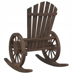 Vidaxl adirondack supamosios kėdės, 2 vnt, eglės masyvo
